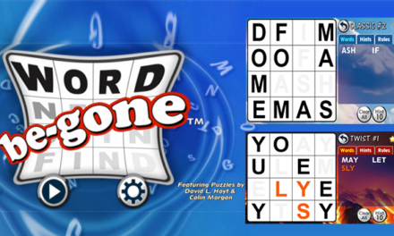 WORD BE GONE- ADDICTIVE AND CREATIVE PUZZLE