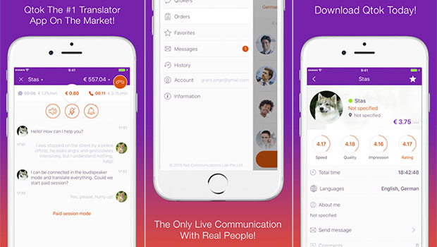 The New Translator For You… Qtok-Speak and Translate for Me