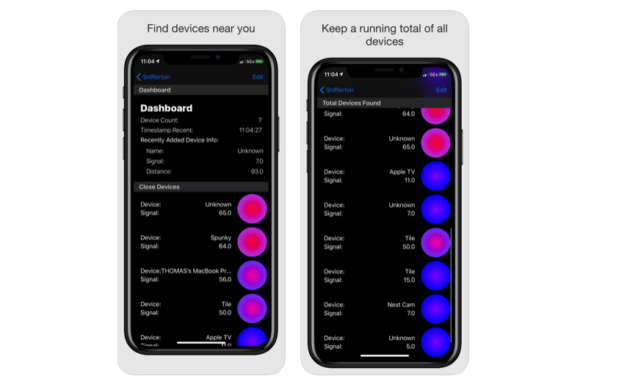 SNIFFERTON- CONNECT WITH THE DEVICES NEAR YOU!