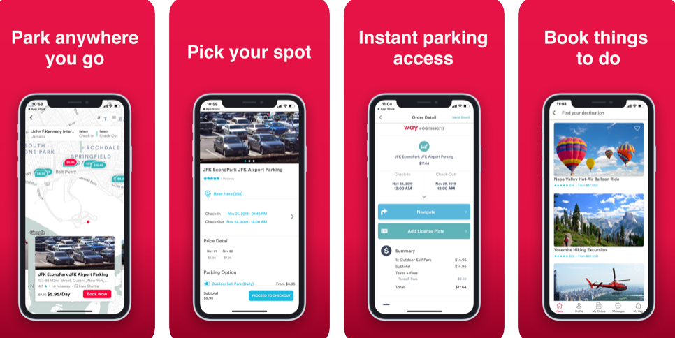 Save Money Spent on Parking Lots with Way App