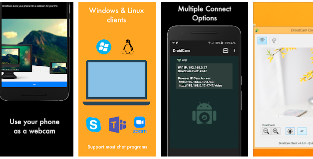 DroidCam – Webcam for PC