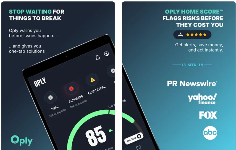 Never Miss a Crucial Home Repair Again—Oply Keeps Everything on Track