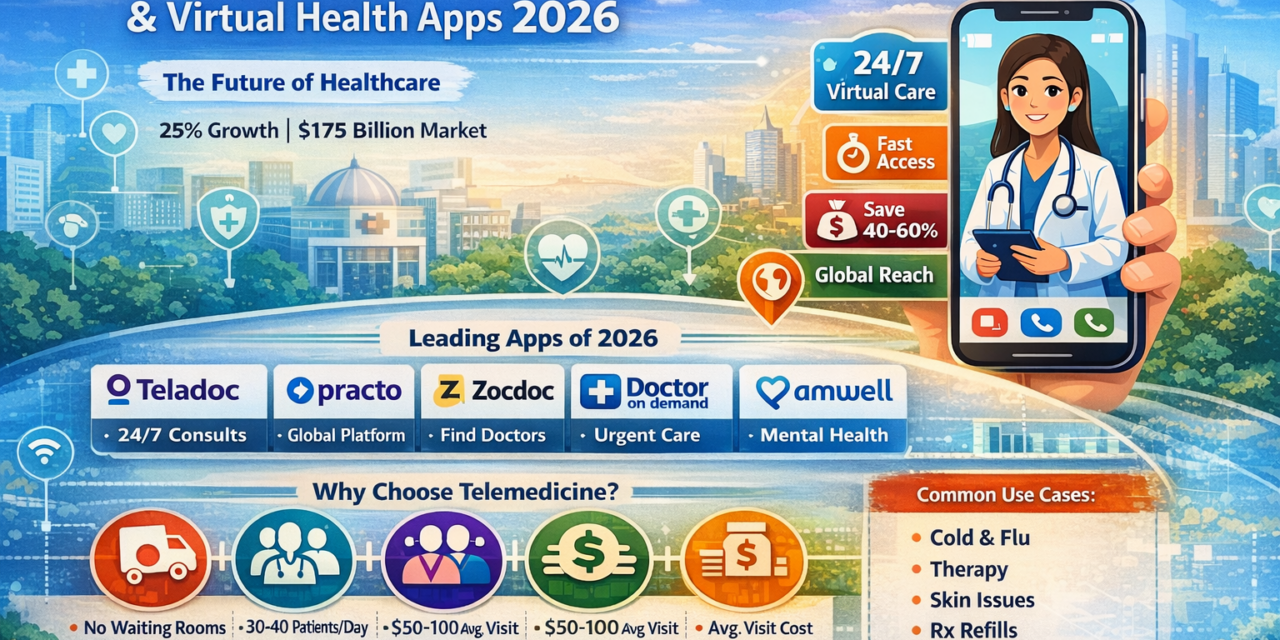 Best Telemedicine and Virtual Health Apps 2026