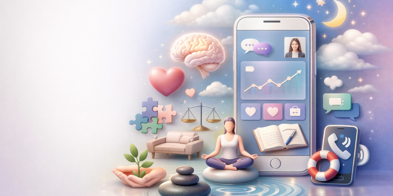 Best Mental Wellness and Therapy Apps for Mental Health 2026
