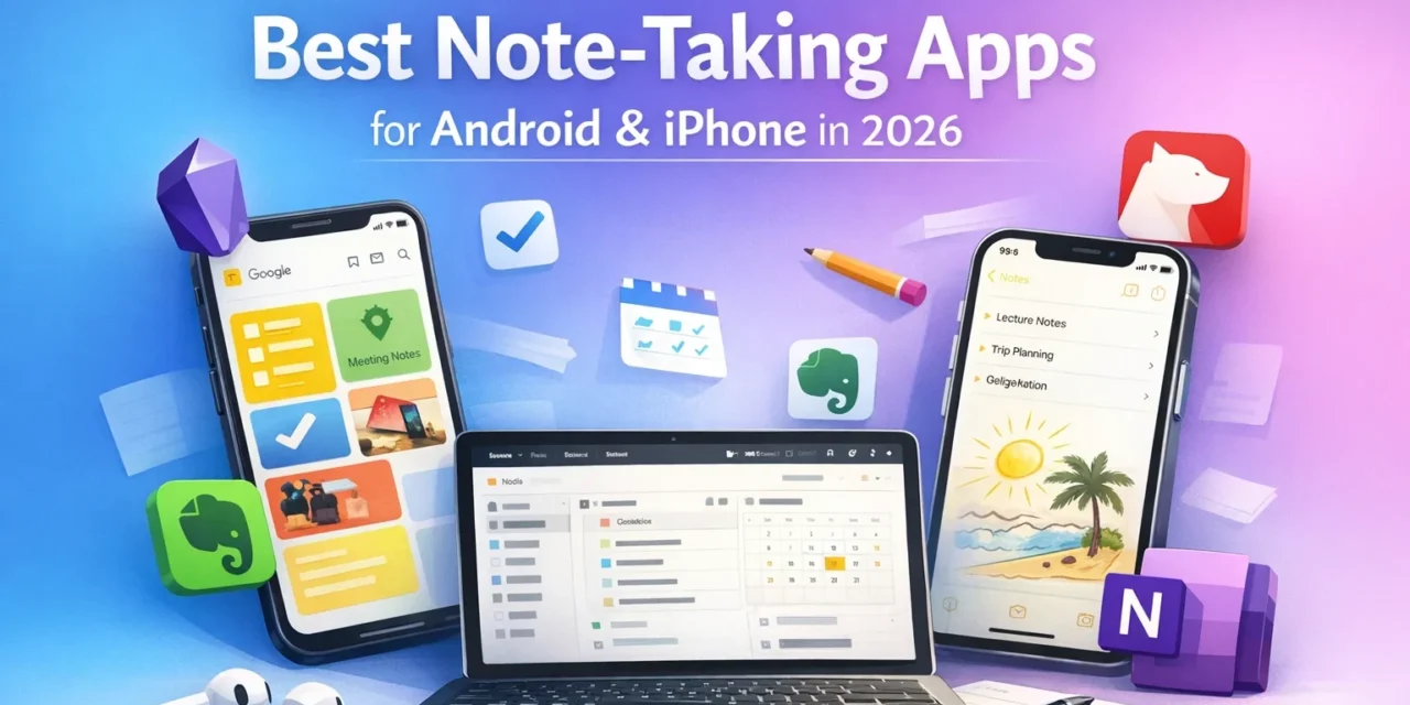 Best Note-Taking Apps for Android and iPhone in 2026
