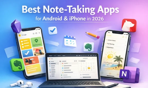 Best Note-Taking Apps for Android and iPhone in 2026