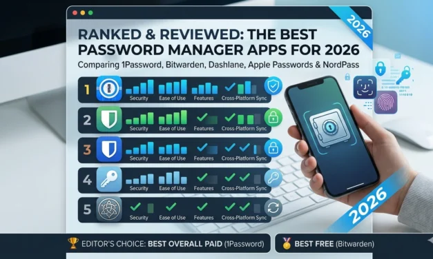 BEST PASSWORD MANAGER APPS FOR 2026