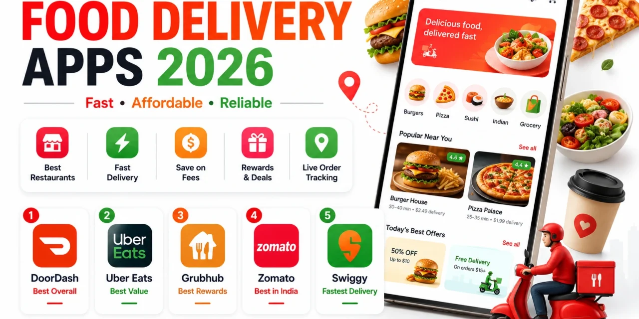 Top 5 Food Delivery Apps Compared in 2026