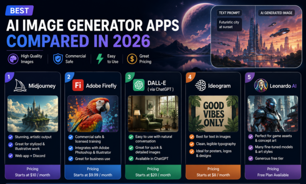 Best AI Image Generator Apps Compared in 2026