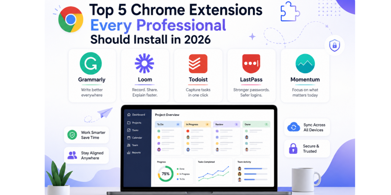 Top 5 Chrome Extensions Every Professional Should Install in 2026