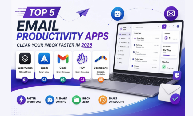 Top 5 Email Productivity Apps to Clear Your Inbox in 2026