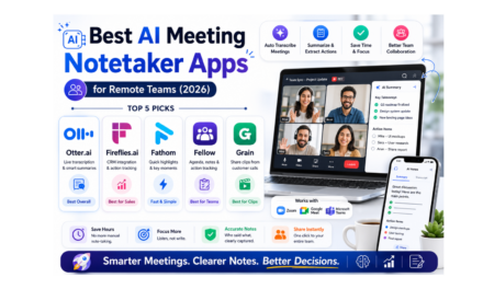 Best AI Meeting Notetaker Apps for Remote Teams