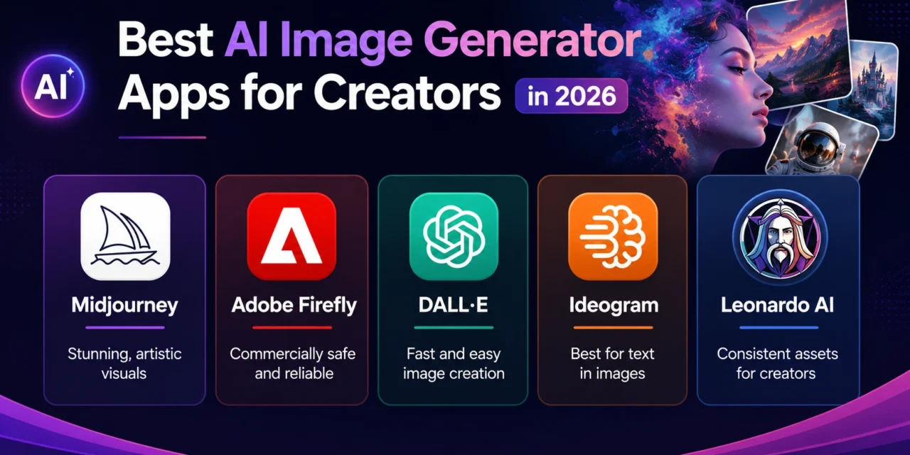 Best AI Image Generator Apps for Creators in 2026