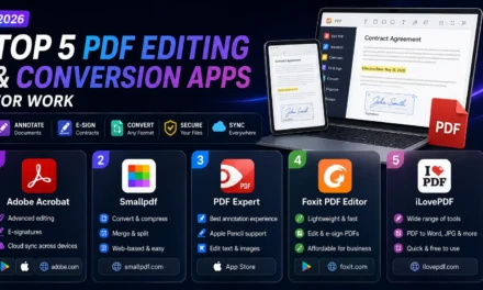 Top 5 PDF Editing and Conversion Apps for Work in 2026