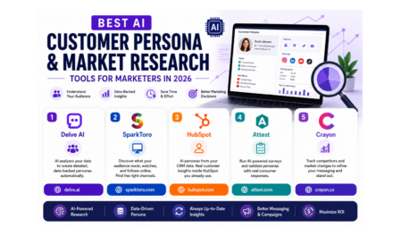 Best AI Customer Persona and Market Research Tools for Marketers in 2026