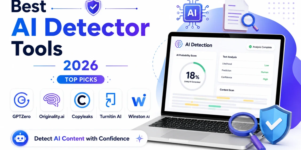 Best AI Detector Tools to Spot AI-Generated Content in 2026