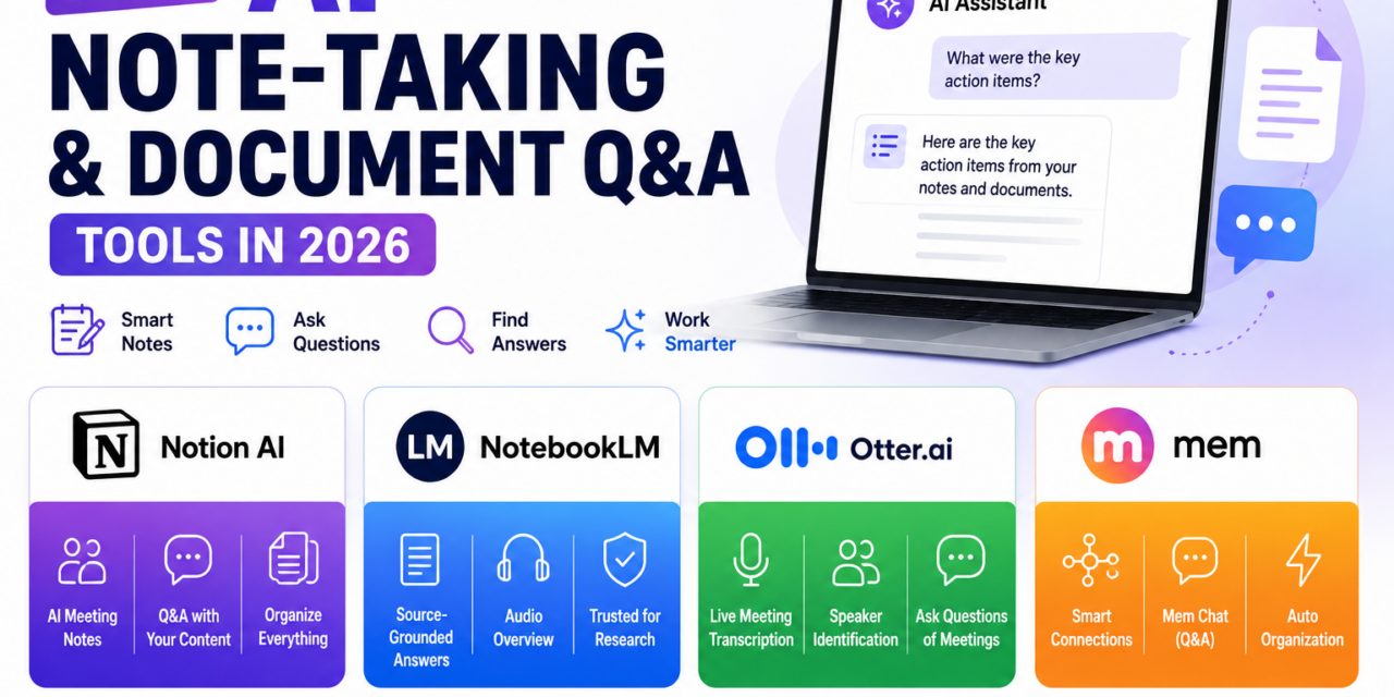 Best AI Note-Taking and Document Q&A Tools in 2026
