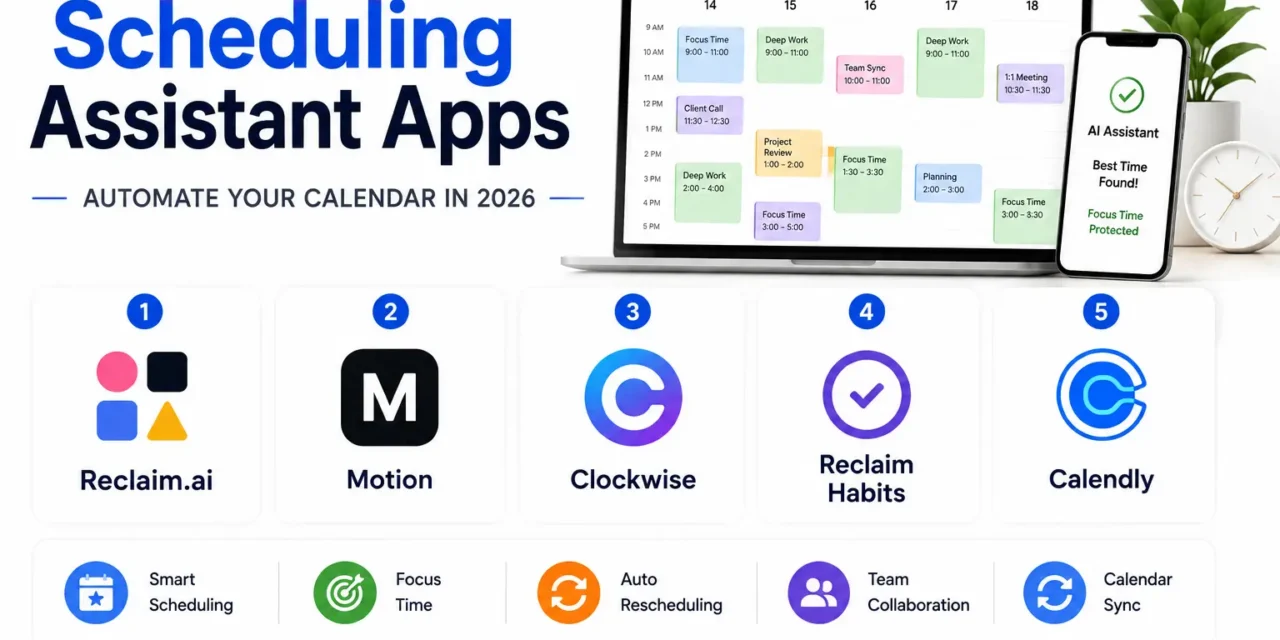 Best AI Scheduling Assistant Apps to Automate Your Calendar