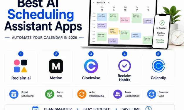 Best AI Scheduling Assistant Apps to Automate Your Calendar