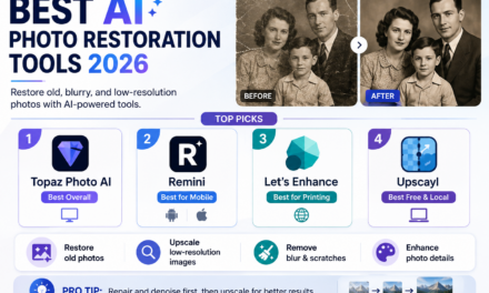 Best AI Photo Upscaling and Restoration Tools in 2026