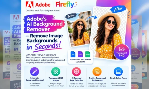 Adobe’s AI Background Remover – Remove Image Backgrounds in Seconds